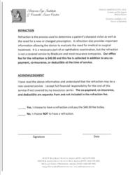 Refraction form