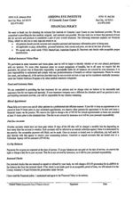 Financial Policy